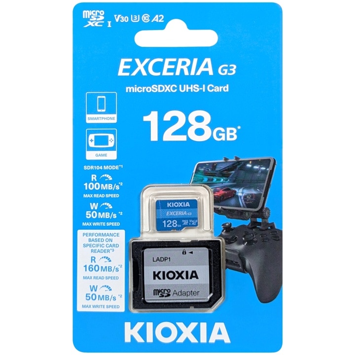 キオクシア KIOXIA LMEX3L128GG2 並行輸入品 マイクロSDXCカード EXCERIA G3 128GB