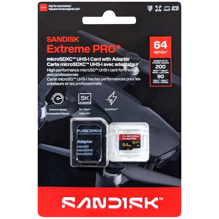 SanDisk サンディスク SDSQXCU-064G-GS6MA 並行輸入品 マイクロSDXCカード Extreme PRO 64GB