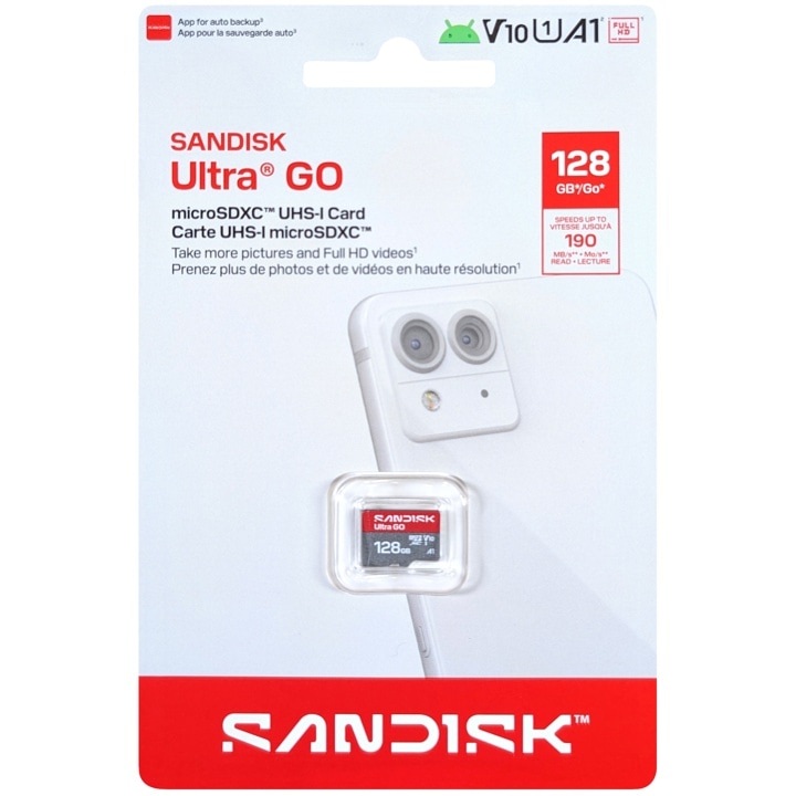 SanDisk サンディスク SDSQUGN-128G-GN6MN 並行輸入品 マイクロSDXCカード Ultra GO 128GB