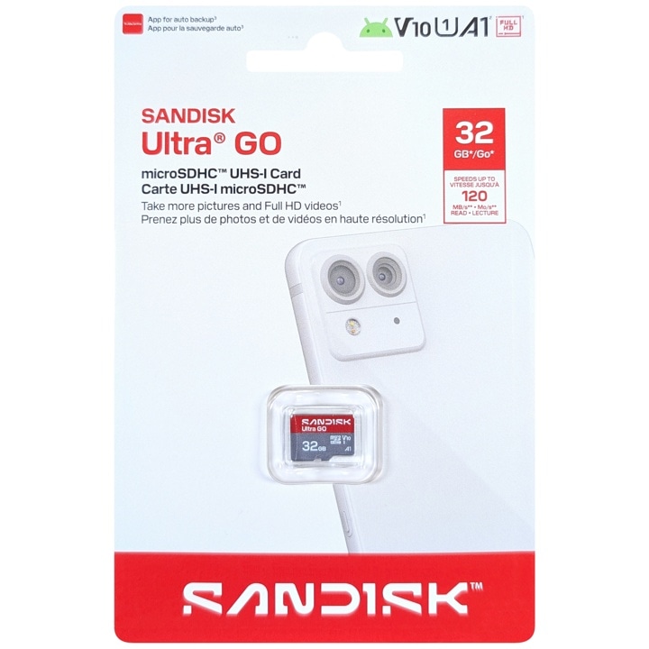SanDisk サンディスク SDSQUGN-032G-GN6MN 並行輸入品 マイクロSDHCカード Ultra GO 32GB