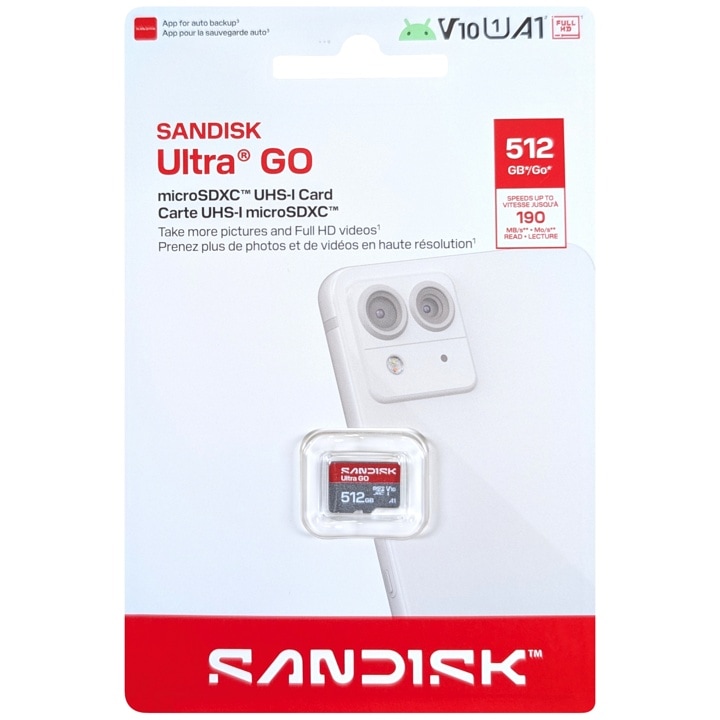 SanDisk サンディスク SDSQUGN-512G-GN6MN 並行輸入品 マイクロSDXCカード Ultra GO 512GB