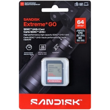 SanDisk サンディスク SDSDXGN-064G-GNCIN 並行輸入品 SDXCカード Extreme GO 64GB