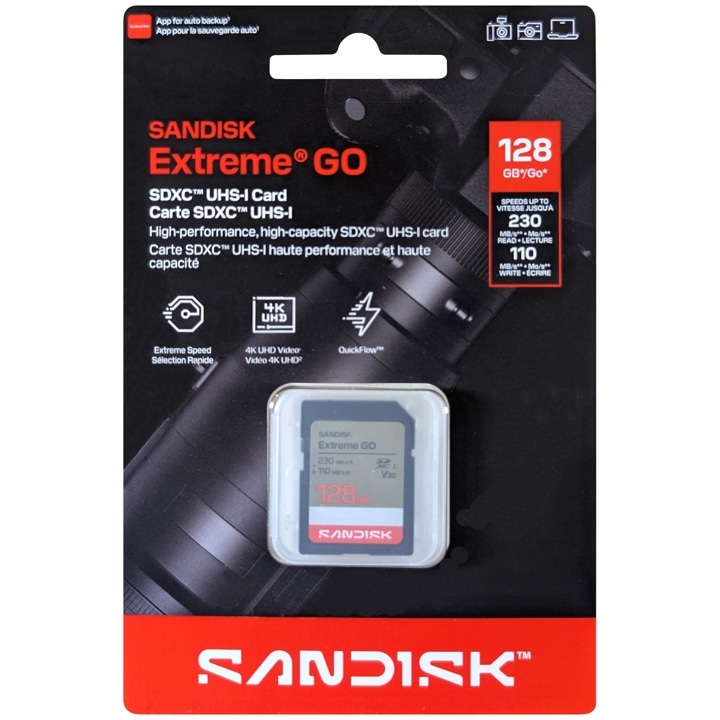 SanDisk サンディスク SDSDXGN-128G-GNCIN 並行輸入品 SDXCカード Extreme GO 128GB