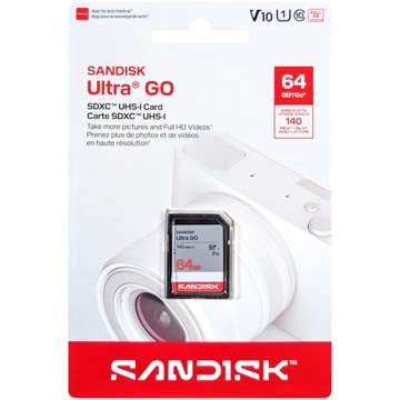 SanDisk サンディスク SDSDUGN-064G-GN6IN 並行輸入品 SDXCカード Ultra GO 64GB