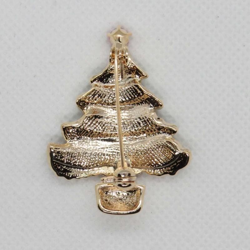 ブローチクリスマスツリージルコン入り | 完成品,ブローチ | 飛鳥庵