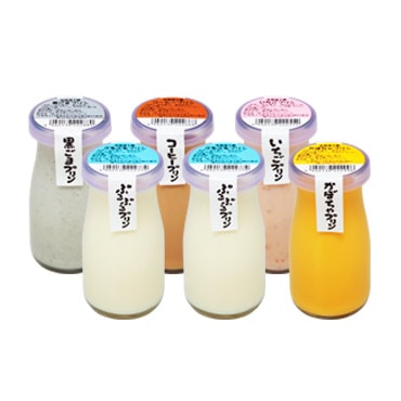 瓶プリン6個セット | プリン | あすなろファーミング