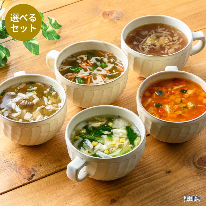 選べるスープ5袋セット(20食)（フリーズドライ）
