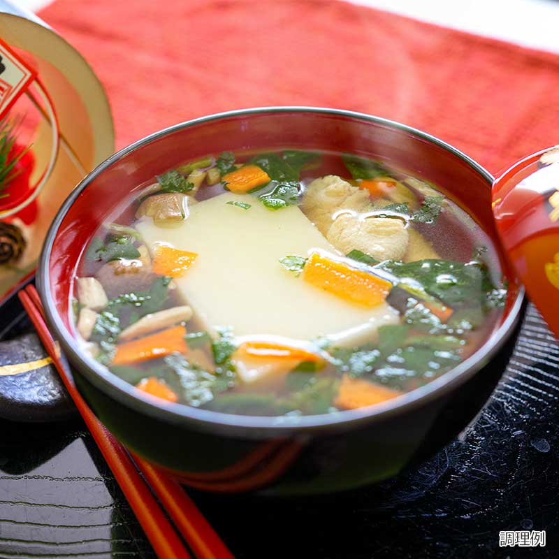 【数量限定】国産具材の関東風お雑煮（お餅付き）（フリーズドライ）