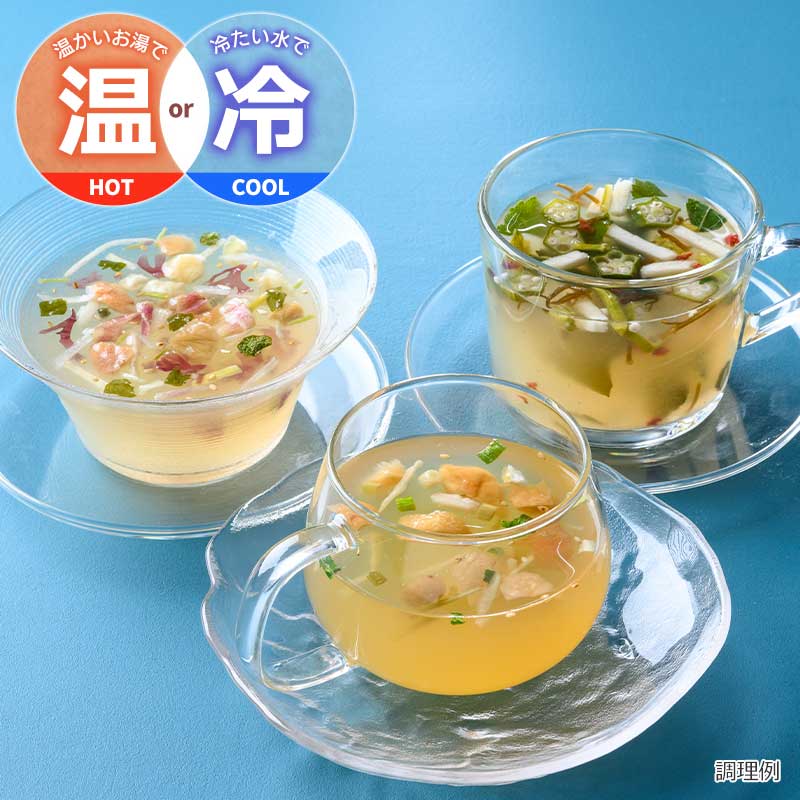 梅で味わうおだしスープセット(6食)（フリーズドライ）