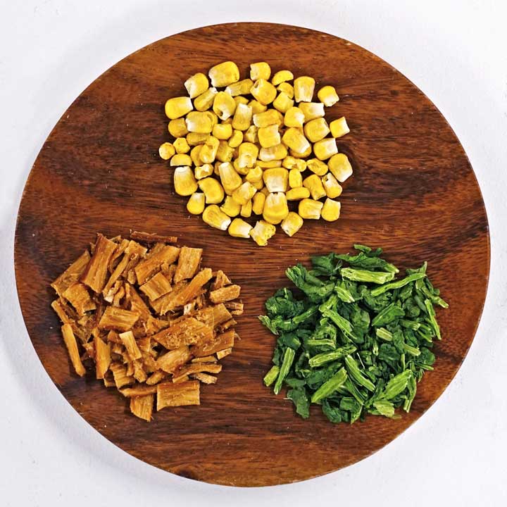 ラーメン具材3種セット(コーン・ほうれん草・メンマ)（フリーズドライ）