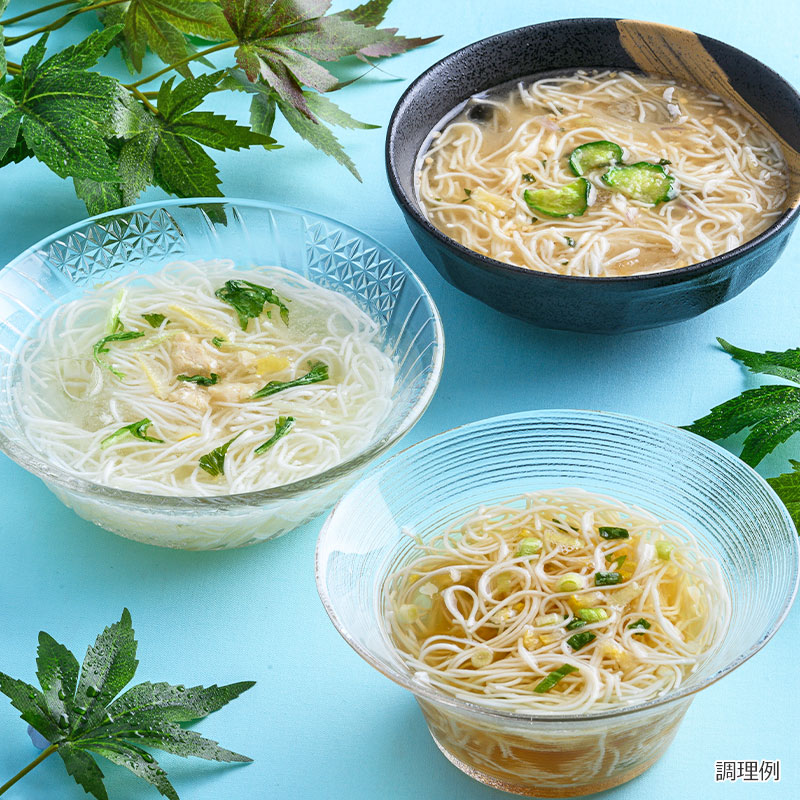 選べる水戻しそうめん3袋セット（9食）（フリーズドライ）