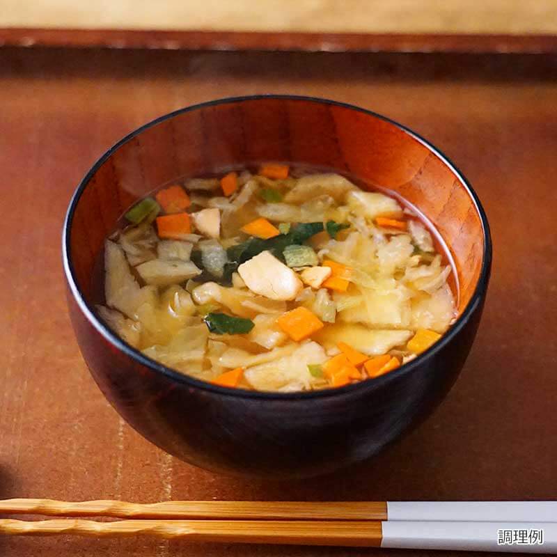 【数量限定】5種の野菜と鮭の石狩汁風（フリーズドライ）