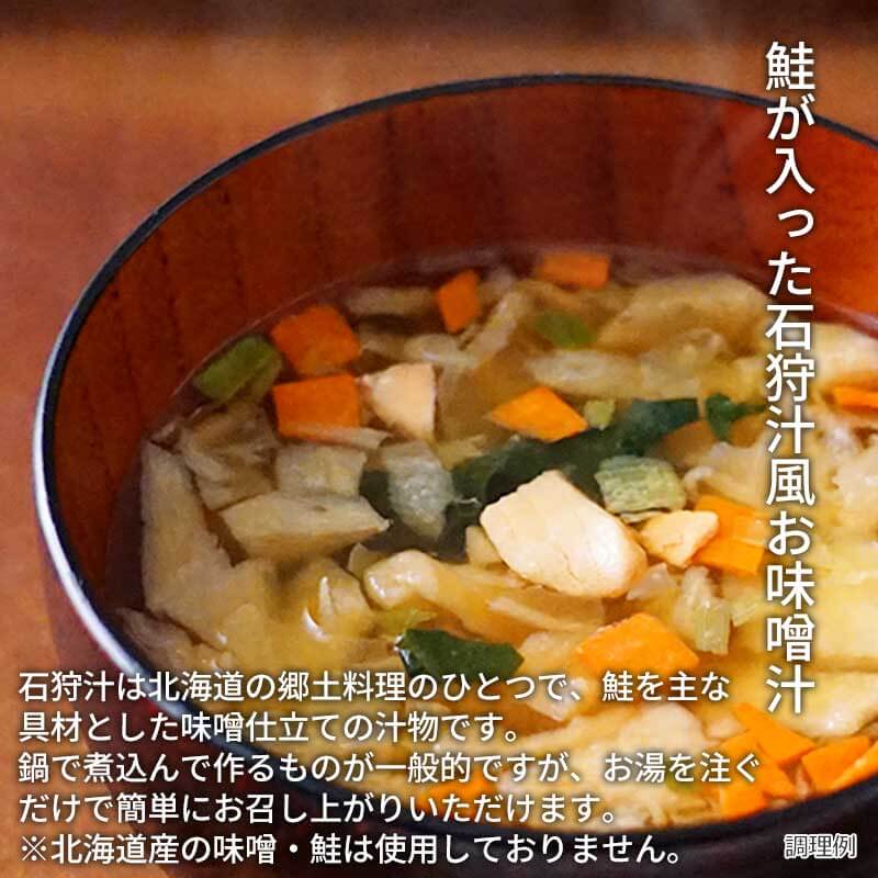 【数量限定】5種の野菜と鮭の石狩汁風（フリーズドライ）
