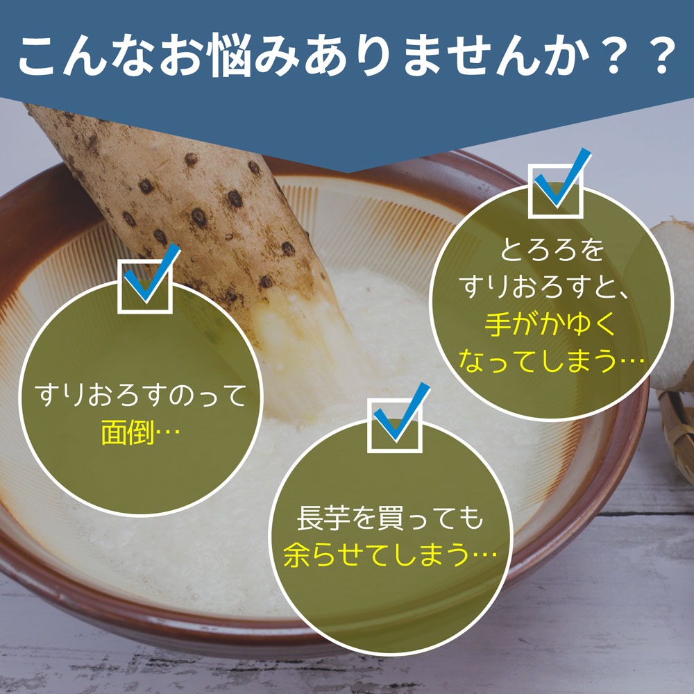フリーズドライ　国産長芋とろろ(10食)