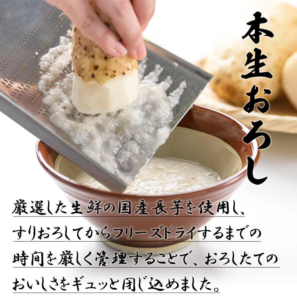 フリーズドライ　国産長芋とろろ(10食)
