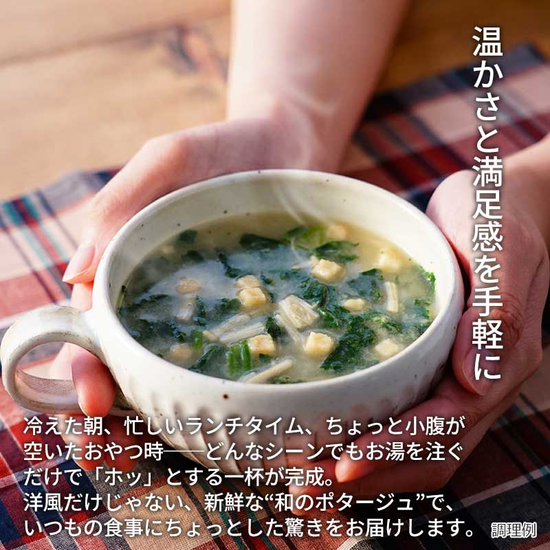【数量限定】かつおだし香る和風ポタージュ（フリーズドライ）