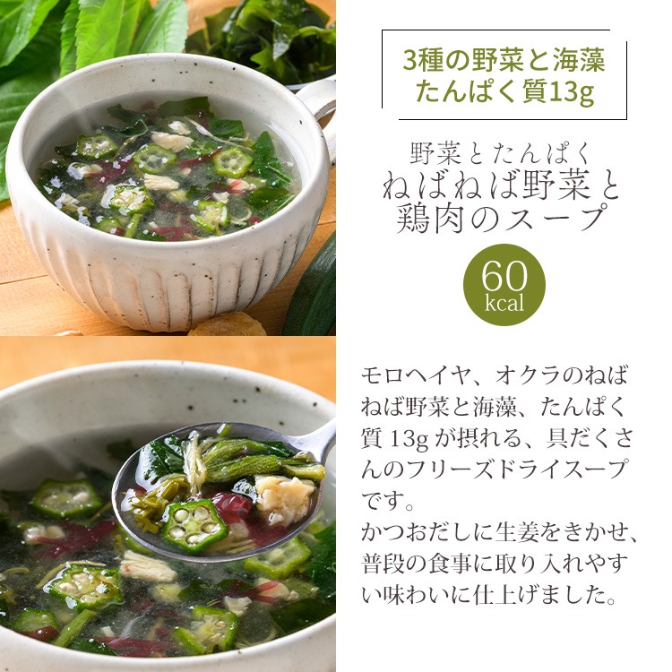 野菜とたんぱくプチギフト（6食）（フリーズドライ）