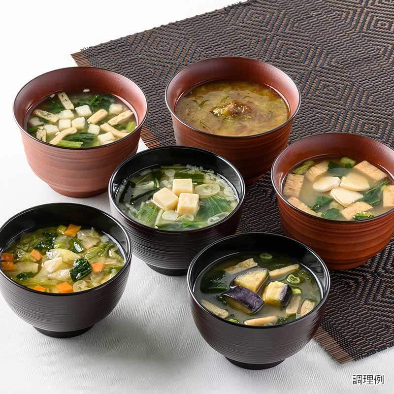 わがやづくしお味噌汁食べ比べセット(6食)（フリーズドライ）