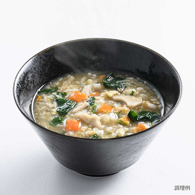 【数量限定】野菜とたんぱく　雑炊セット（2種6食）（フリーズドライ）