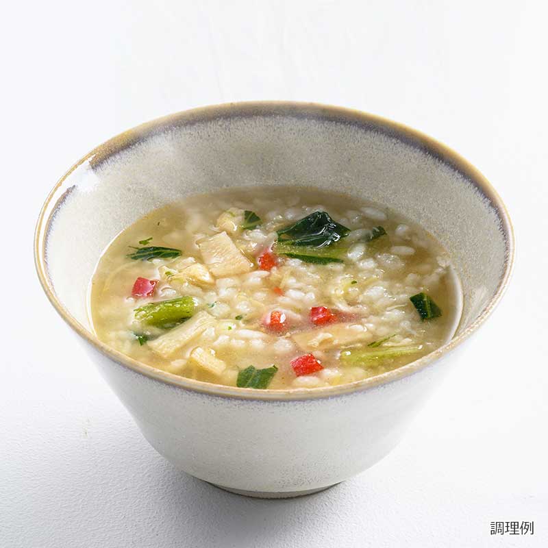 【数量限定】野菜とたんぱく　雑炊セット（2種6食）（フリーズドライ）