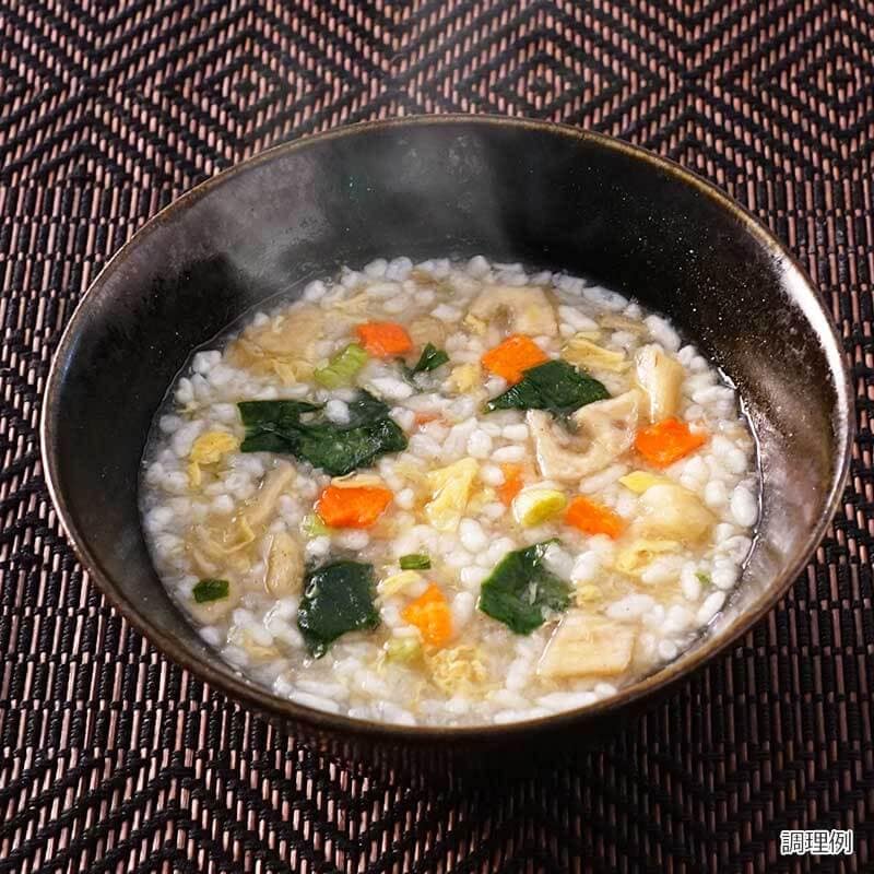 【数量限定】野菜とたんぱく　雑炊セット（2種6食）（フリーズドライ）