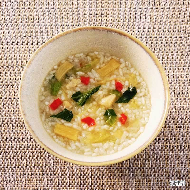 【数量限定】野菜とたんぱく　雑炊セット（2種6食）（フリーズドライ）