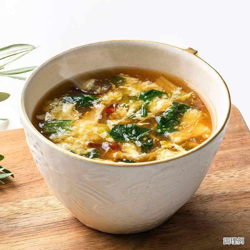 彩り具材の酸辣湯(フリーズドライ)