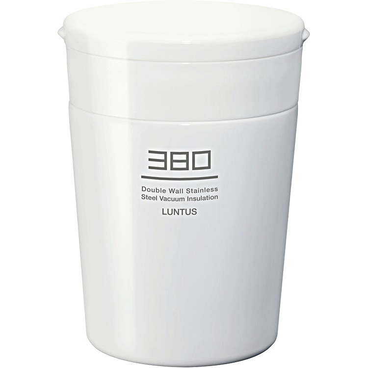 ランタス ステンレス保温・保冷スープボトル（L）HLB-S380 ホワイト の