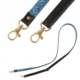 [5/31ޤǤθ]  Ĵդ Shoulder Strap SnakexBlack ȥå ͡x֥åSTARRY FEM ꡼ե