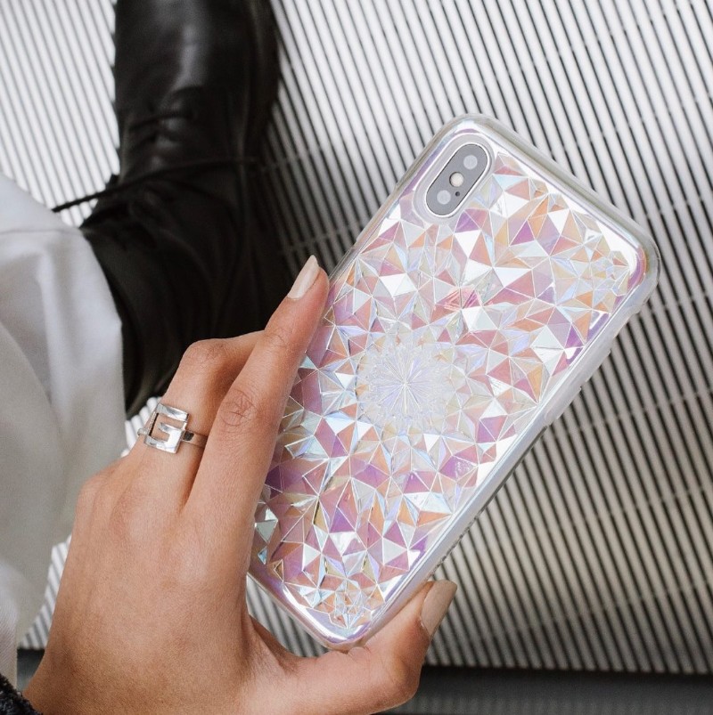 iPhoneXSMax �ϥ��֥�åɥ����� FELONY CASE �ե����ˡ������� KaleidoscopeXP ���ʥ� �����䥫�å� �����谷Ź