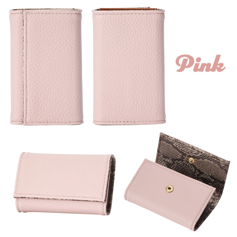 キーケース レディース おしゃれ 可愛い カード レザー 合皮