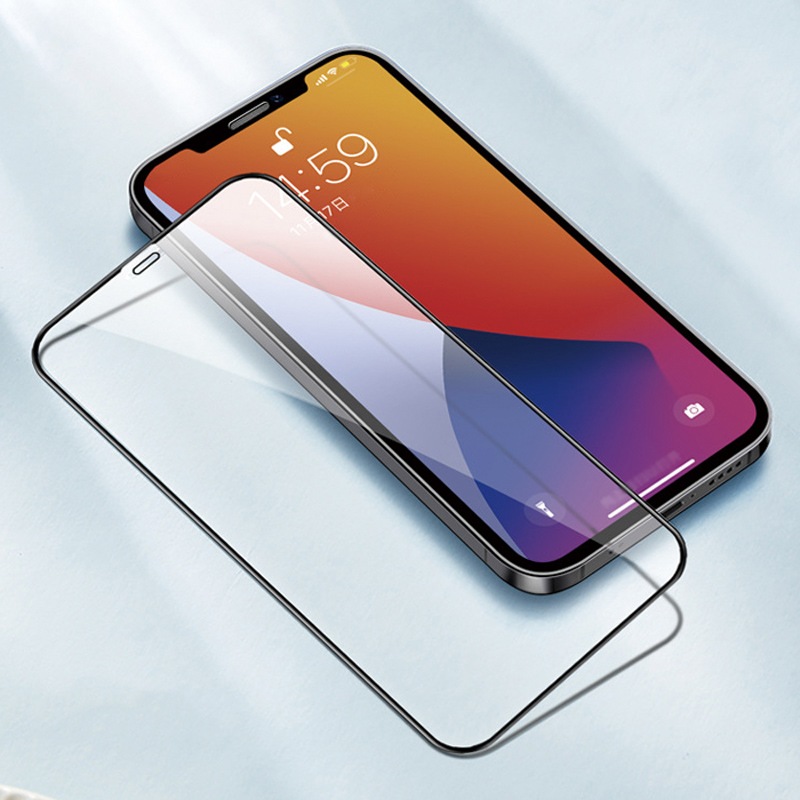 iPhone12/iPhone12Pro/iPhone12mini/iPhone12ProMax�б� ���̶������饹�ե���� �վ��ݸ� �����ݸ� ɽ�̹���9H Ķ��0.33mm