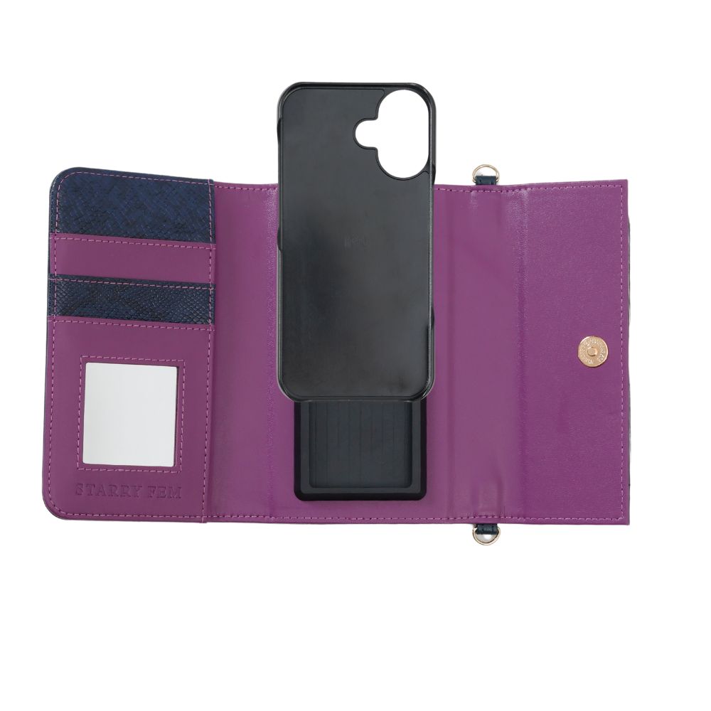 iPhone16�б� LOOKWAY07 �ͥ��ӡ� �ӥ��塼�ǥ��졼�����/���륯��STARRY FEM �������꡼�ե����