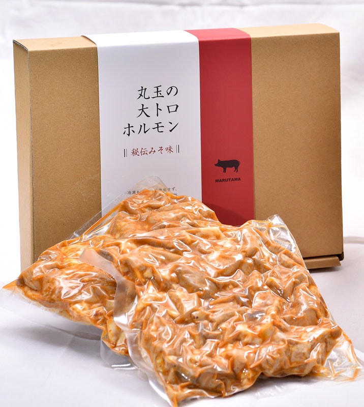 肉の丸玉　大トロホルモン（みそ味）２個入り