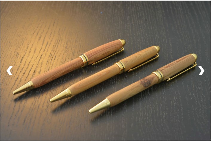 大日光クラフト　日光杉並木手作りボールペン「ふるさと」 送料無料　≪ お届け日時指定不可 ≫