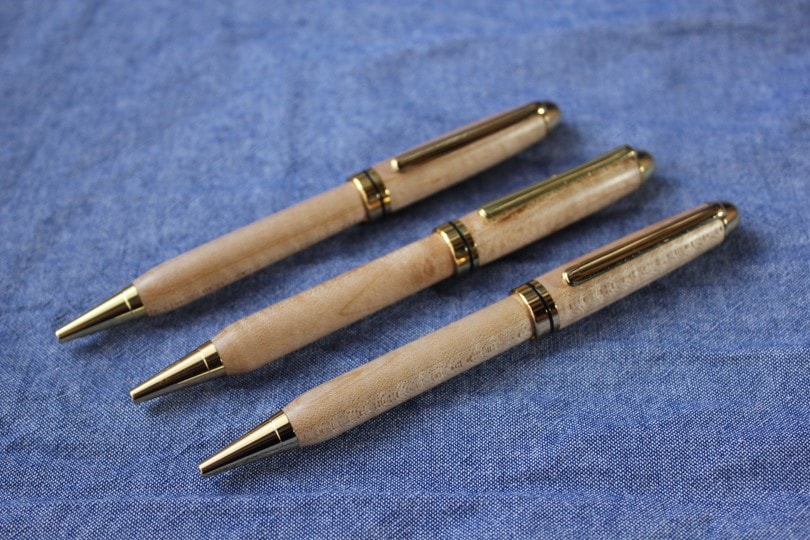 大日光クラフト　栃木県の県木・『栃の木手づくりボールペン』（スタンダード）送料無料　≪ お届け日時指定不可 ≫