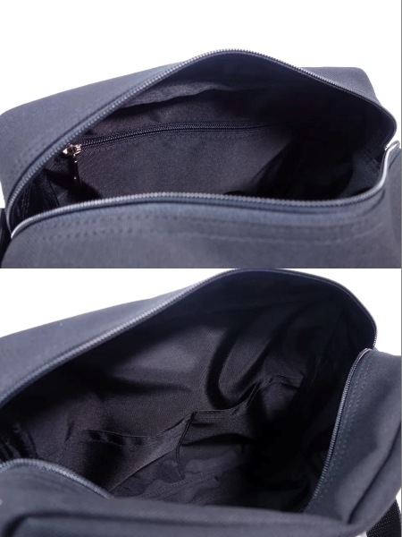 いちひこ帆布　BOXショルダー（黒）