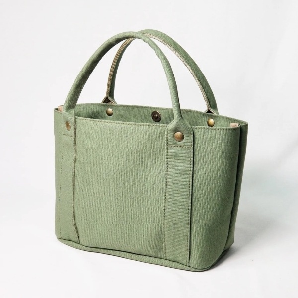 いちひこ帆布　ミニトート 小（カーキ）