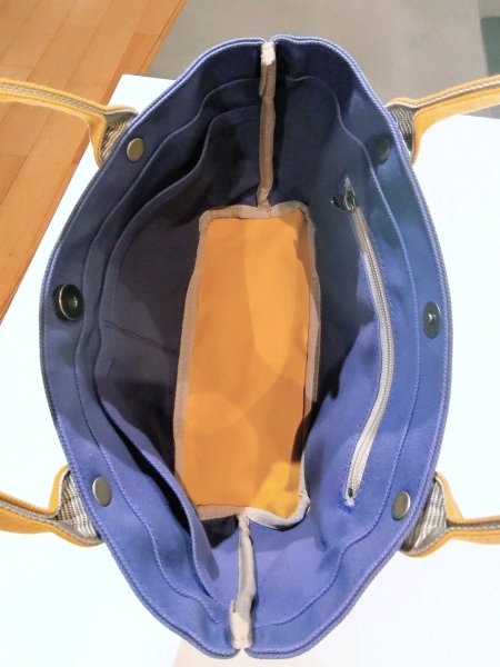 宇都宮美術館オリジナルカラー　いちひこ帆布ミニトートバッグ　パープル