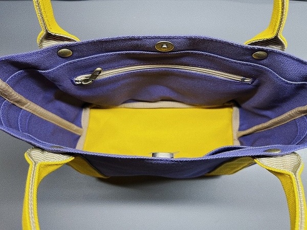 宇都宮美術館オリジナルカラー　いちひこ帆布ミニトートバッグ　パープル