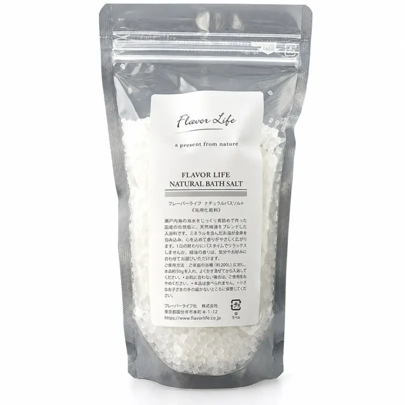 フレーバーライフ バスソルトチップ(粗目) 500g
