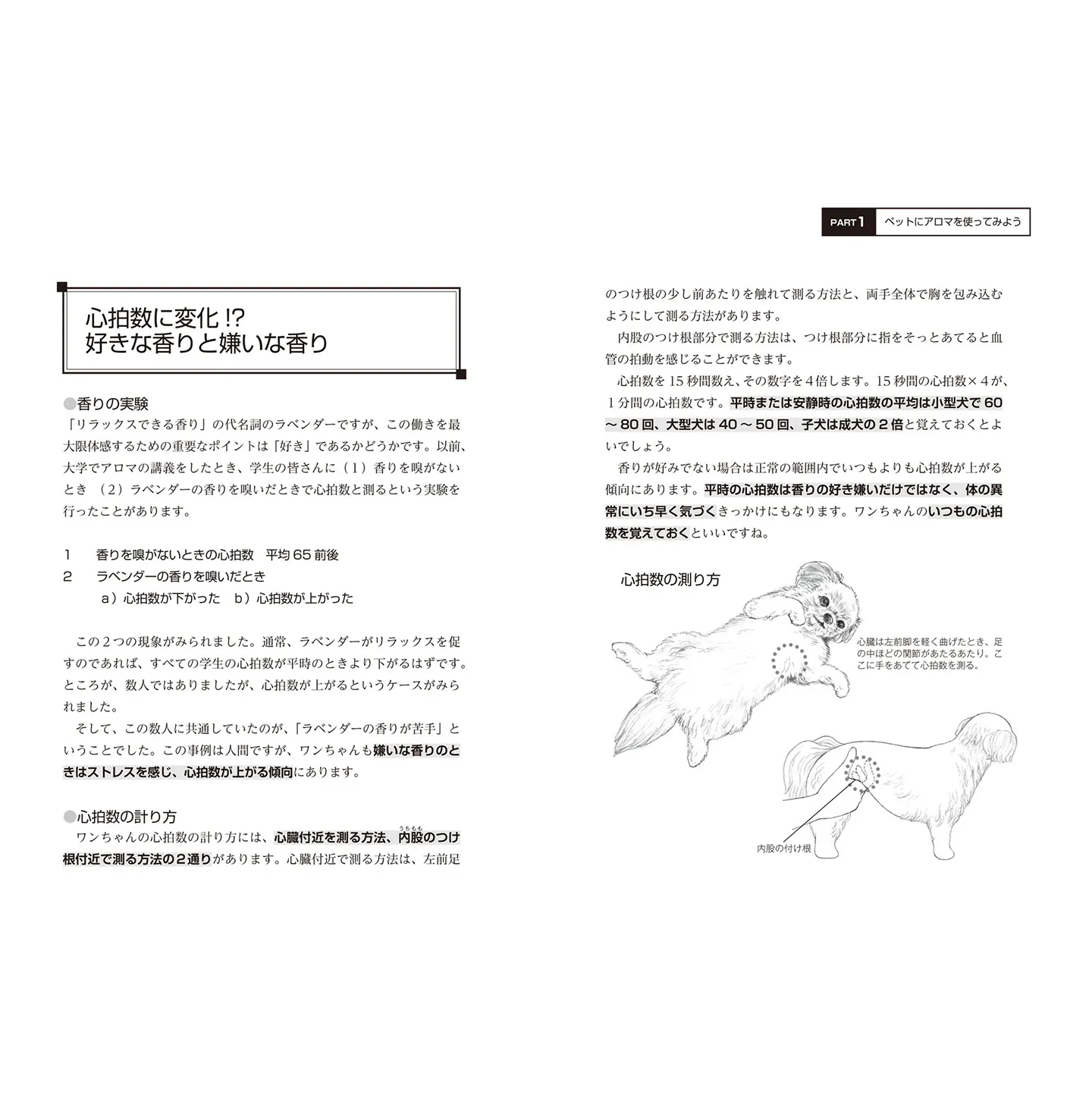 愛犬のためのアロマとハーブ