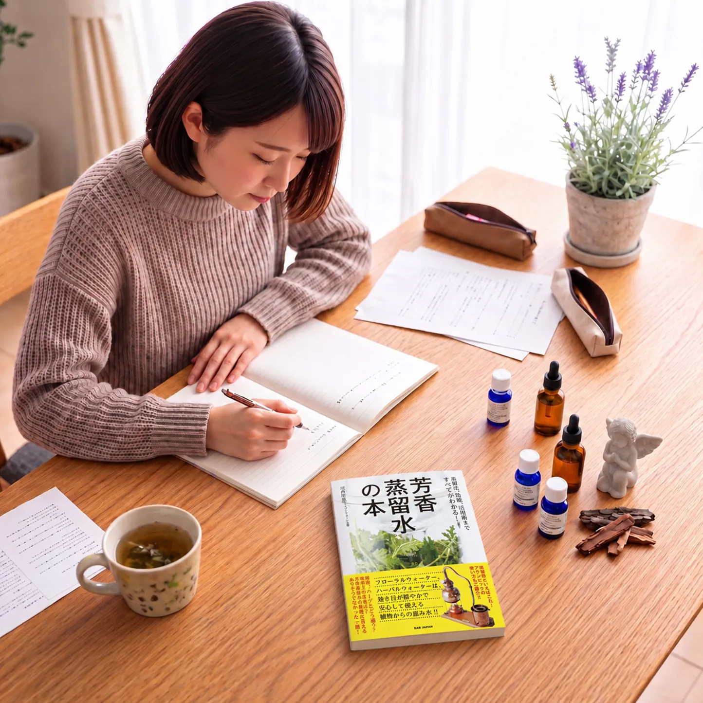 蒸留法、効能、活用術まですべてがわかる！　芳香蒸留水の本