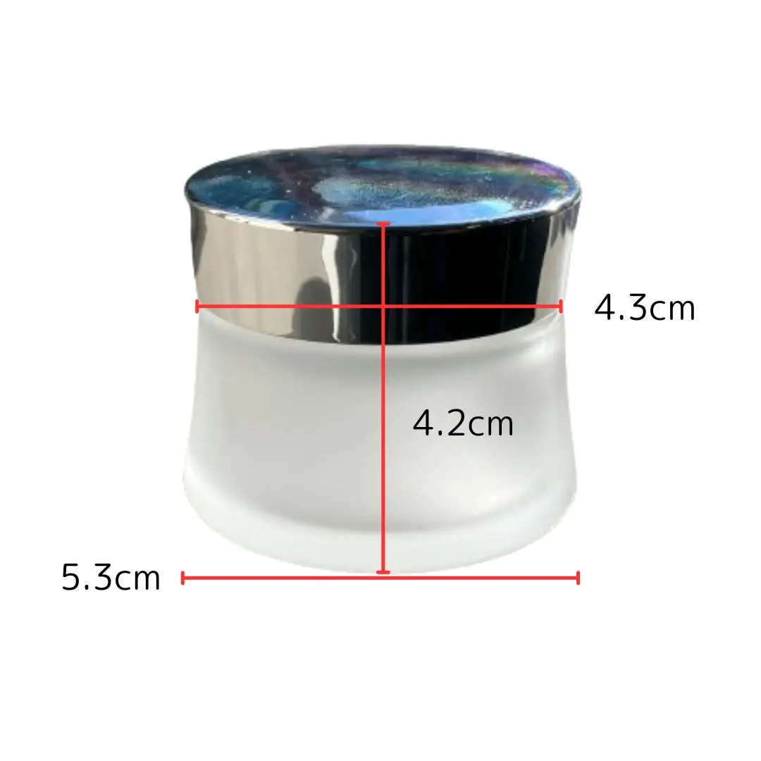 フロストガラスクリーム容器30g　3個入り