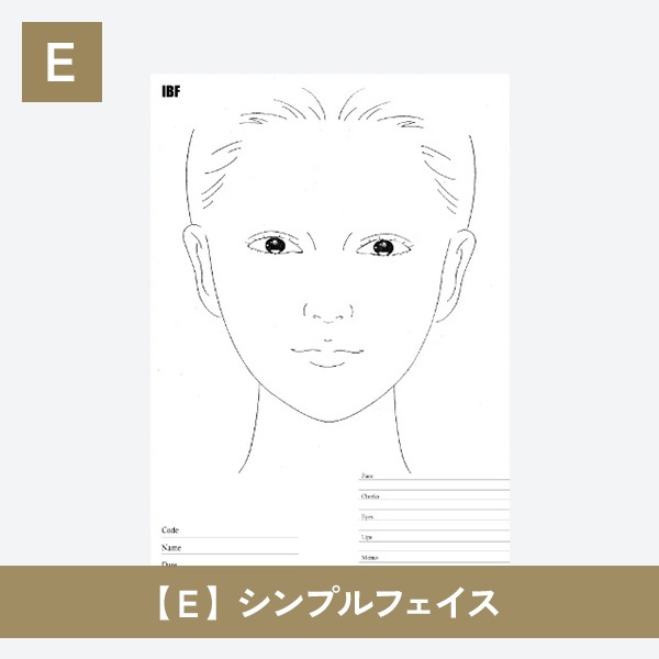 【選べる】フェイスチャート10枚セット -ミタント紙-