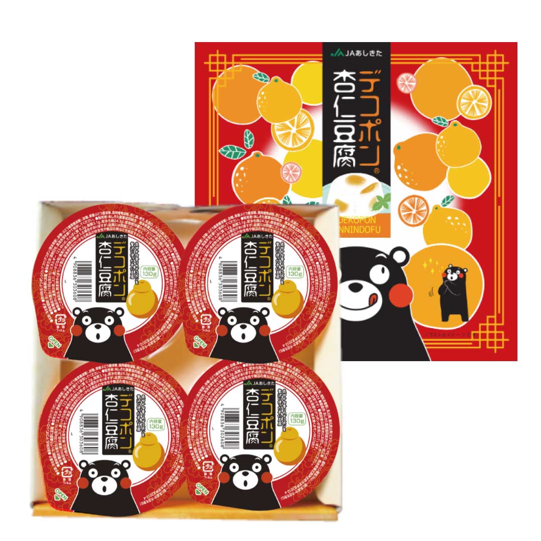 JAあしきた デコポン杏仁豆腐 (130g×4個)