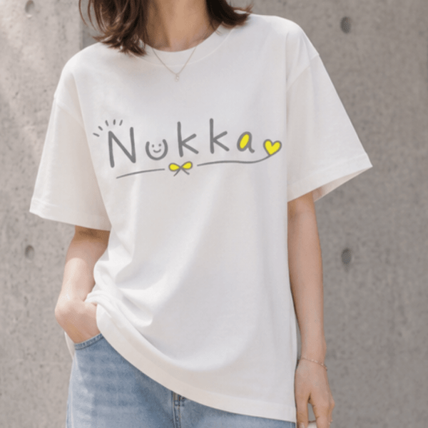 熊本弁デザインTシャツ「Nukka（ぬっか）」
