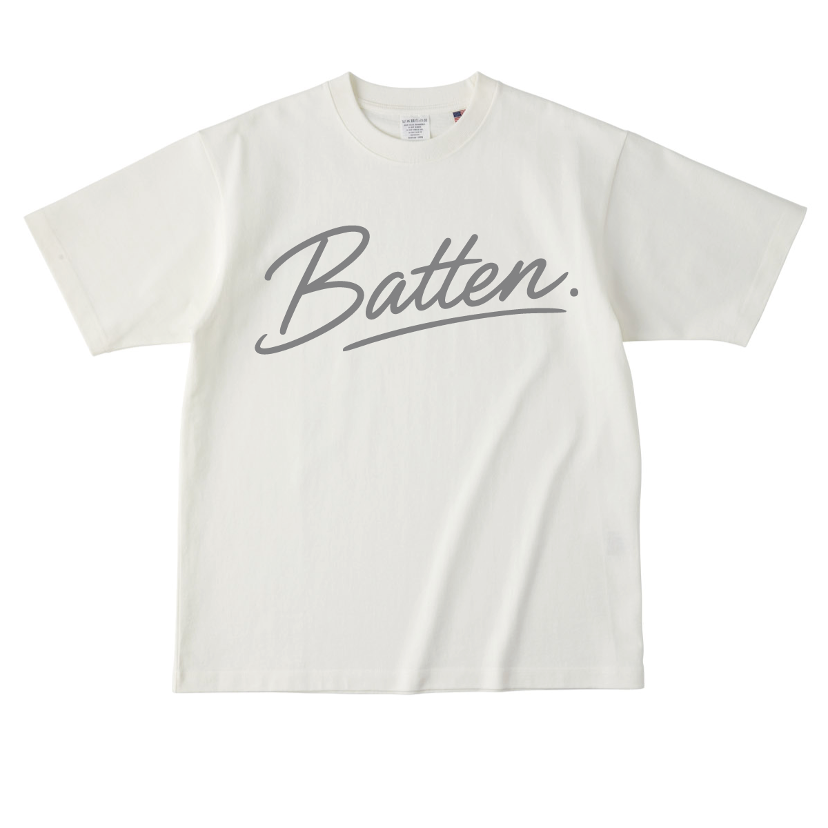 熊本弁デザインTシャツ「Baten.(ばってん)」