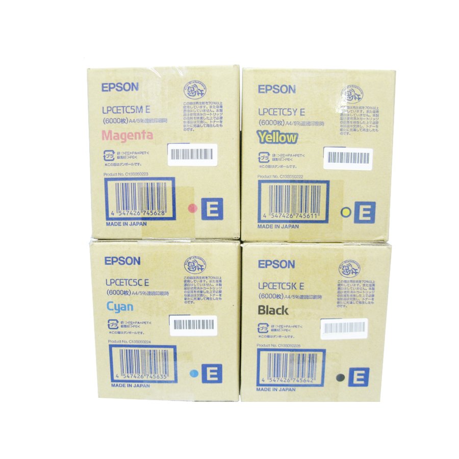 EPSON 純正トナーカートリッジ4色セット