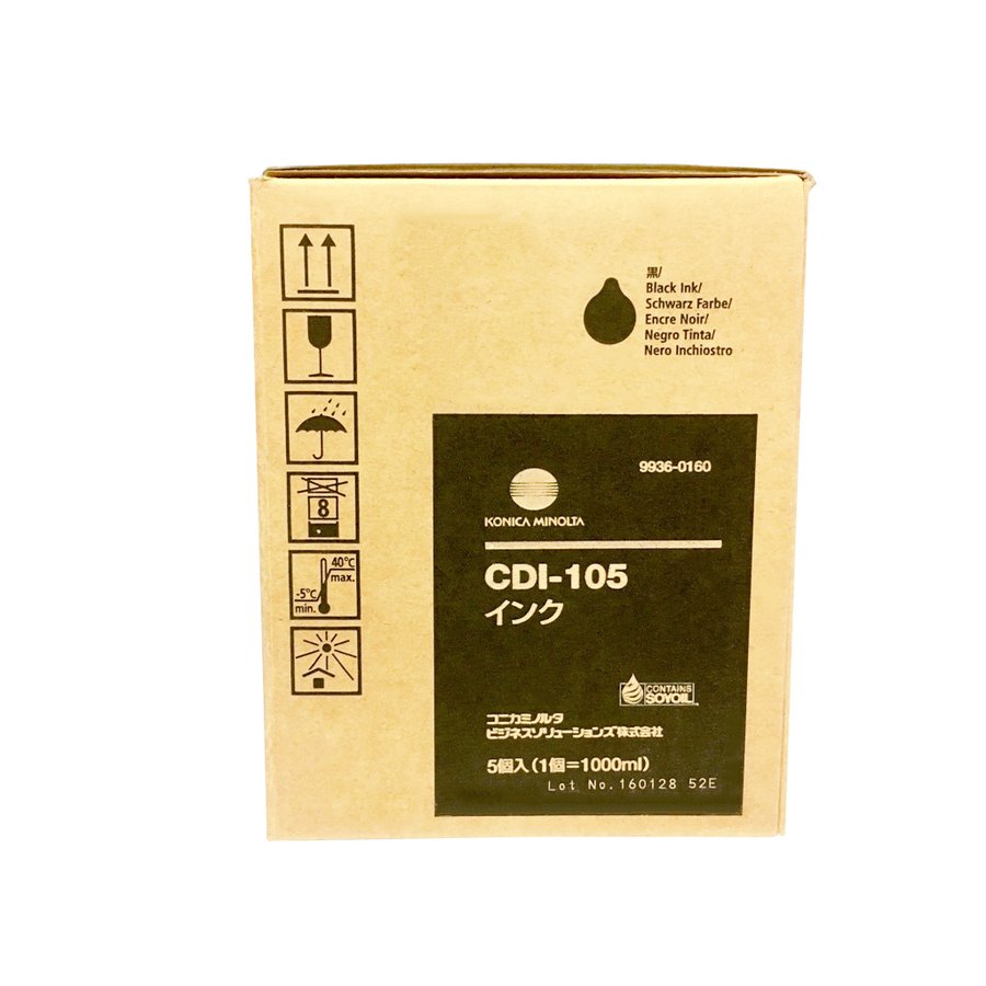 コニカミノルタ 印刷機用純正インク CDI105 1000ml 5個入り CD244PV